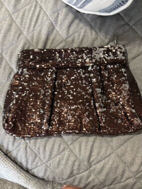 NWOT Kathy Ireland Brown clutch purse